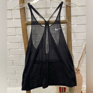 Super lightweight, black running tank top